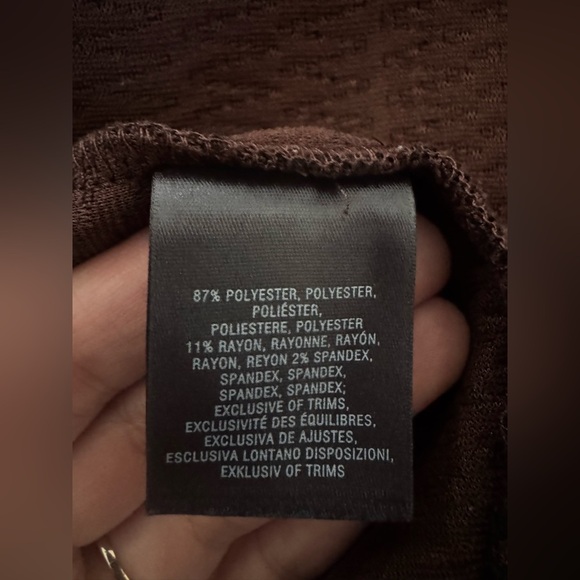 Maeve by Anthropologie Black and Brown Asymmetrical Halter Sheath Dress - Picture 8 of 9